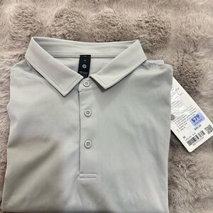 NWT Lululemon Show Zero Polo Size M Silver Drop